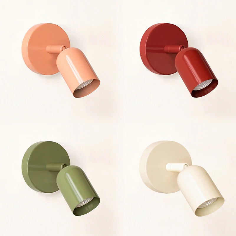 Minimalist Macaron Wall Sconce – Modern Nordic Indoor Light