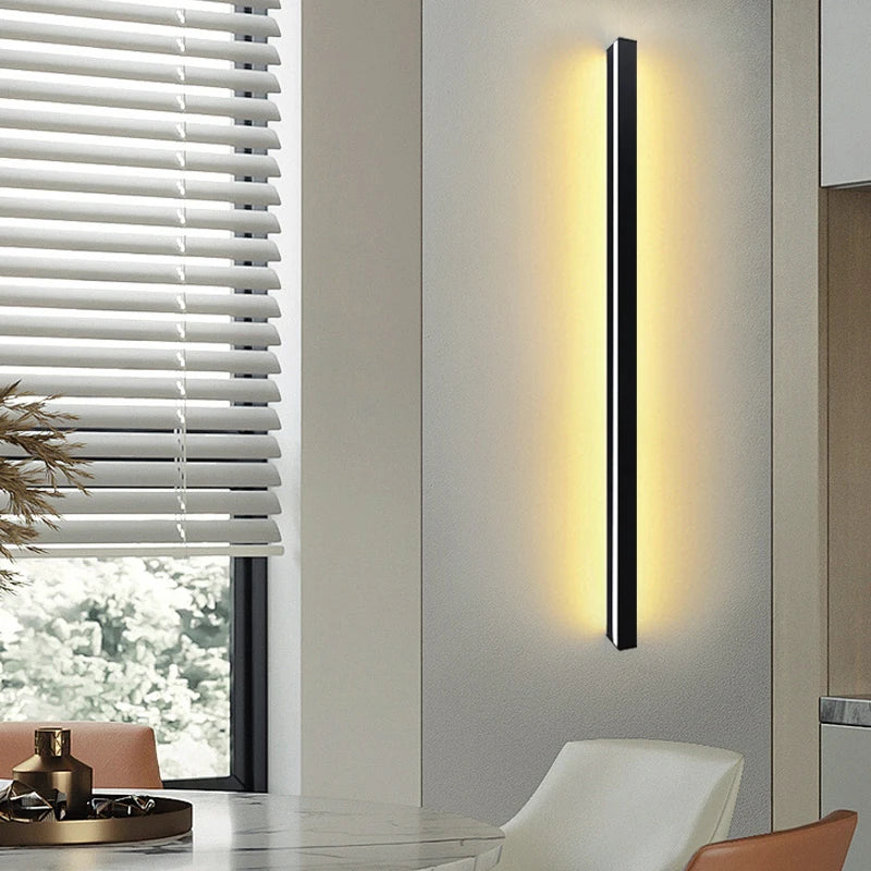 Modern LED Wall Lamp – Minimalist Long Strip Wall Sconce (AC220V)