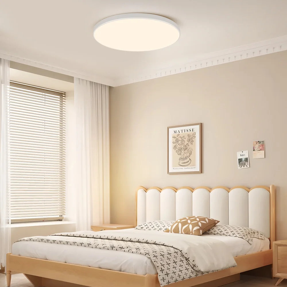 Smart Remote-Controlled LED Ceiling Light – Ultrathin Dimmable Lamp