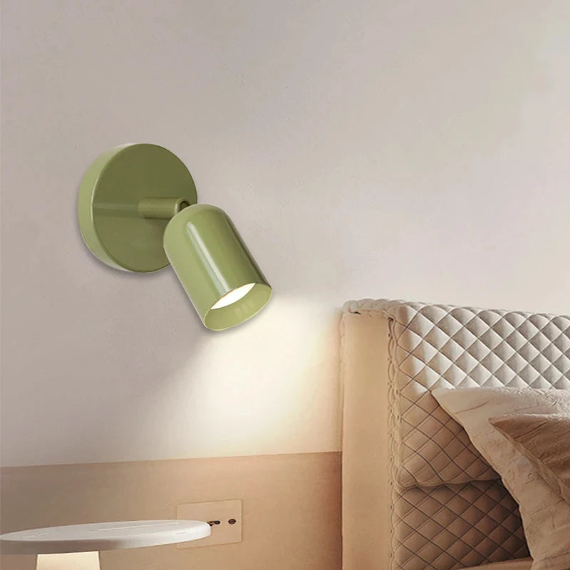 Minimalist Macaron Wall Sconce – Modern Nordic Indoor Light